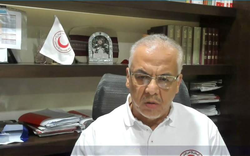 Марван Джилани, генеральный директор Палестинского общества Красного Полумесяца,