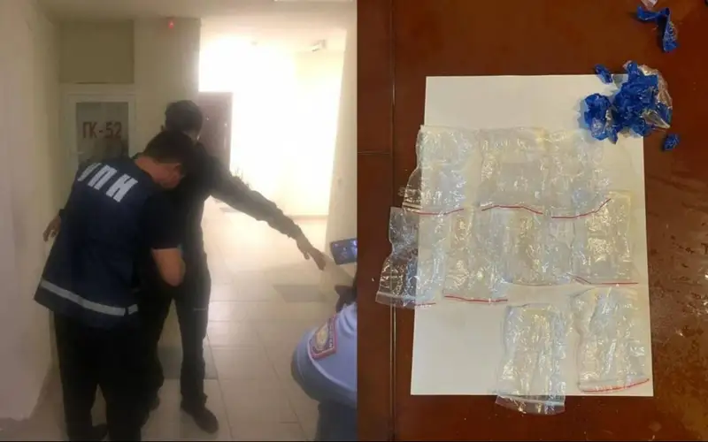 Двух мужчин с крупной партией «синтетики» задержали в Актау 
