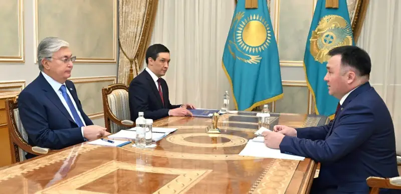 ҚР Президенти Олий суд раиси Асламбек Мерғалиевни қабул қилди