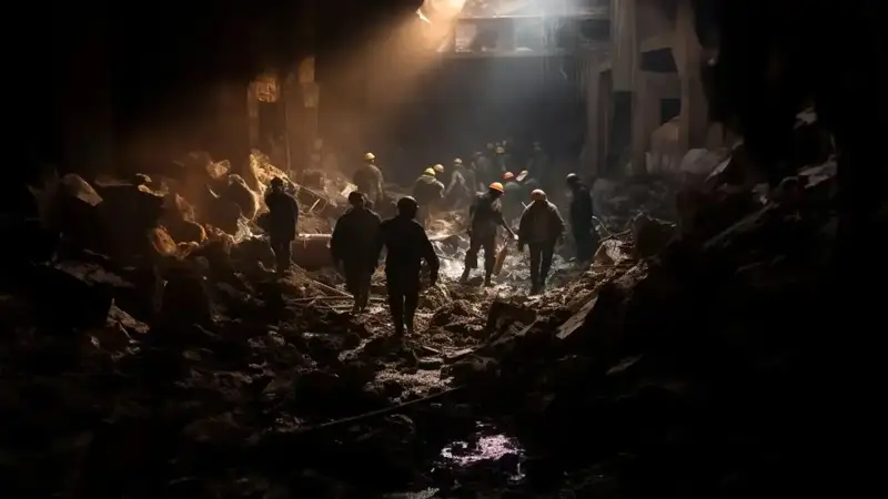 Ҳиндистонда туннел қулаши