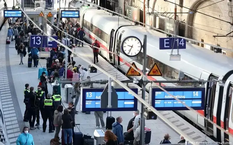 Германияда темирйўлчилар