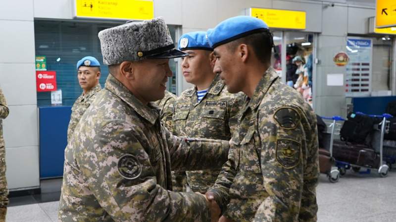 Казахстанские миротворцы вернулись из Ливана Казахстанские миротворцы вернулись из Ливана