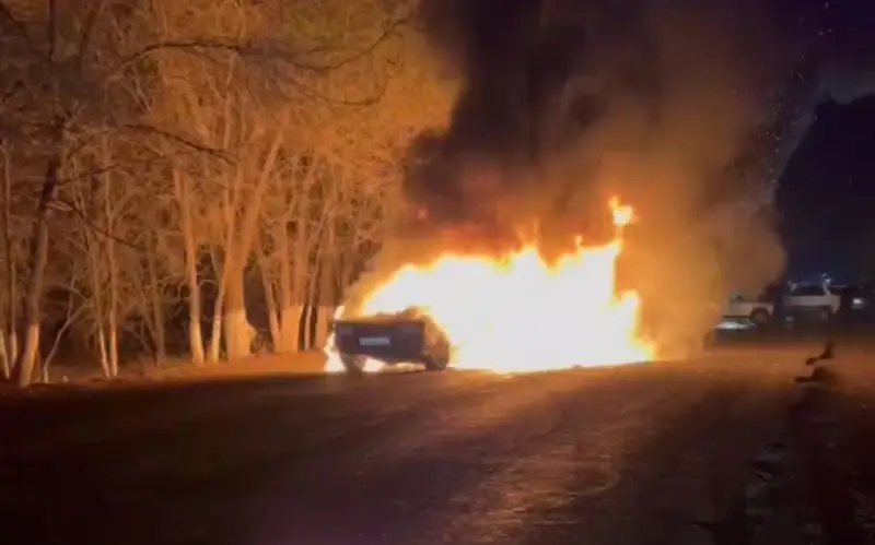 Авто сгорели
