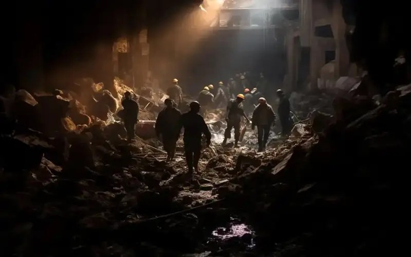 Ҳиндистонда саккиз кундан бери 40 дан ортиқ ишчи вайроналар остида қолмоқда