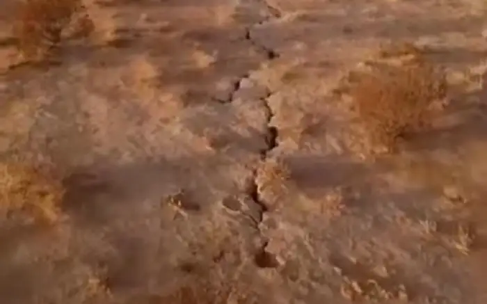 Трещина в земле напугала жителей села Жетыбай