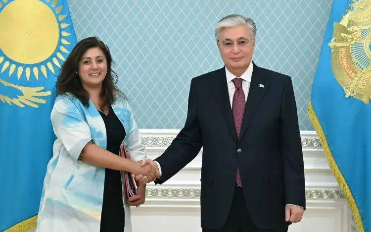 Президент Казахстана принял государственного министра Великобритании