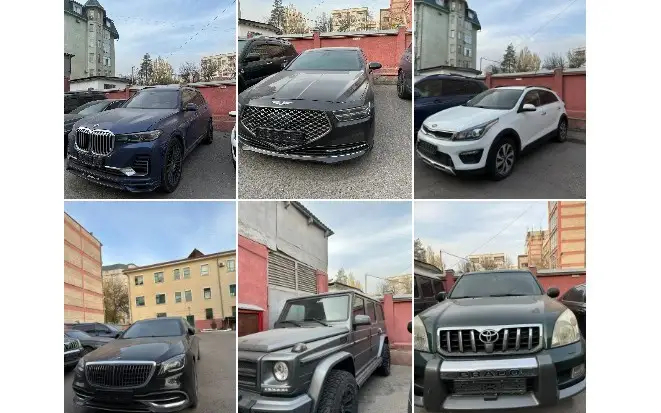 Машины криминального авторитета Кольбаева выставили на аукцион в Кыргызстане