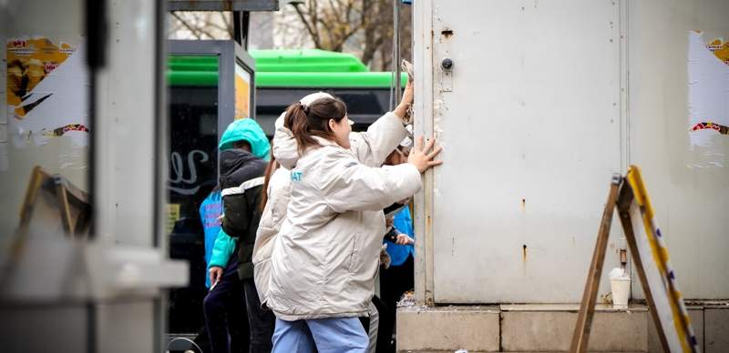 вандализм молодежное крыло «Жастар Рухы»
