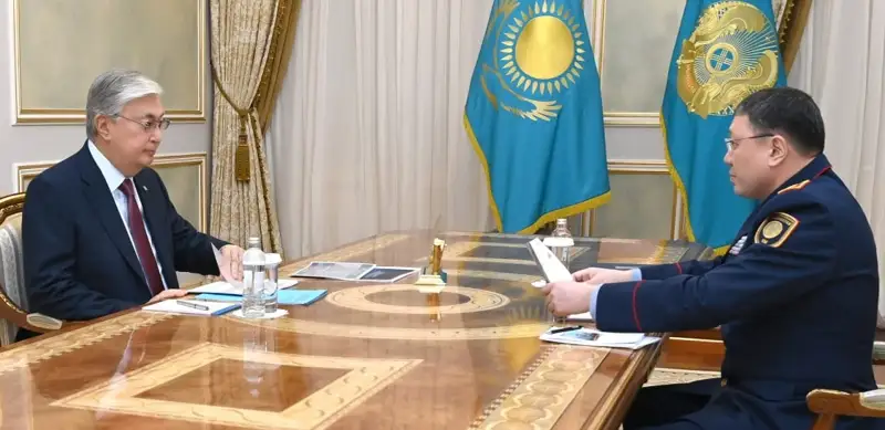 Президент принял министра внутренних дел РК