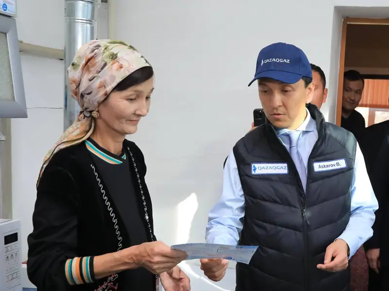 газификация в Туркестанской области