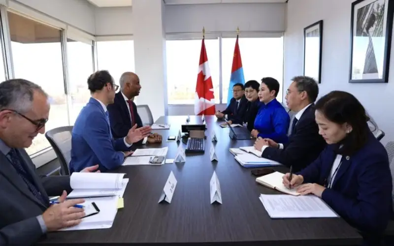 Mongolia and Canada