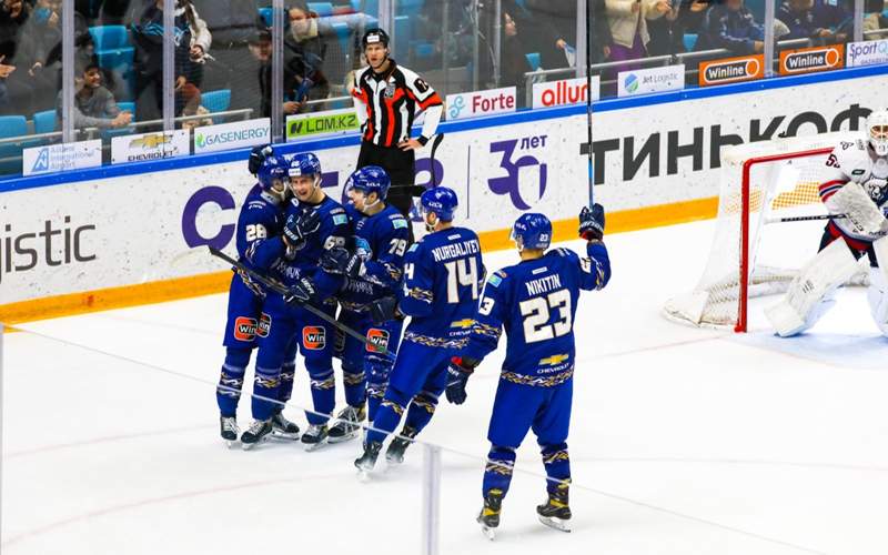 «Барыс» выиграл после трех подряд поражений в КХЛ «Барыс»