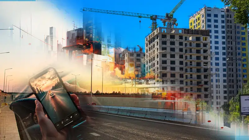 Коллаж  модернизации инфраструктуры 