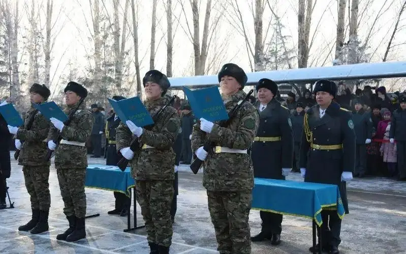 Военную присягу принесут военнослужащие в частях Службы госохраны РК