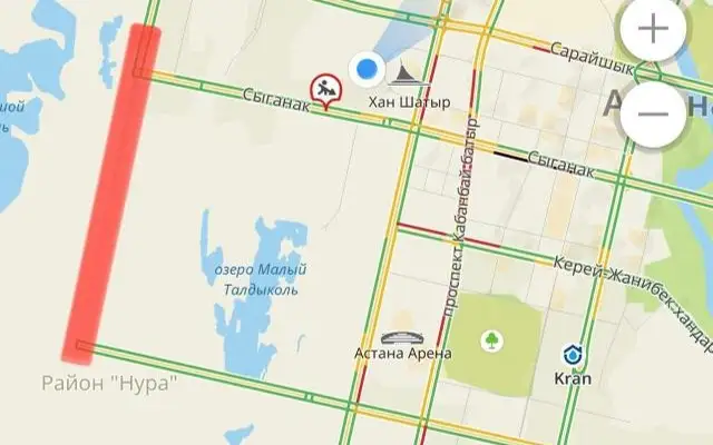 Новая улица позволила разгрузить проспект Туран на 15% в Астане