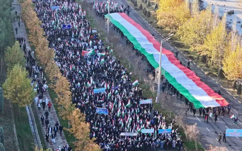 День флага в Душанбе, Таджикистан, флаг