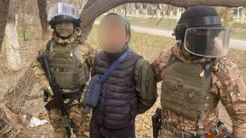 Опасного подозреваемого задержали в Конаеве