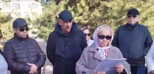 митинги в Бишкеке против Бакиева