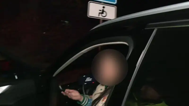 пьяная за рулем