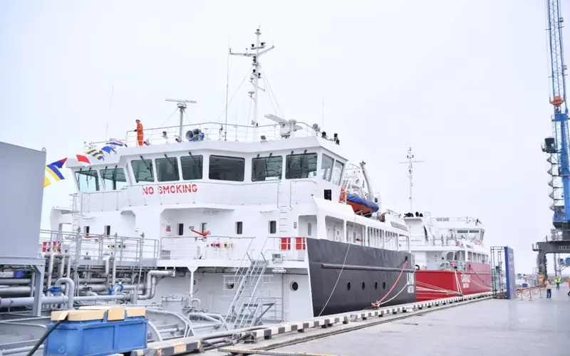 Торжественная церемония приемки новых нефтеналивных танкеров состоялась в порту Актау 