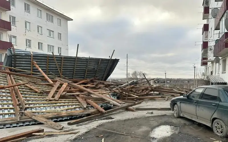 ураган в Павлодарской области 