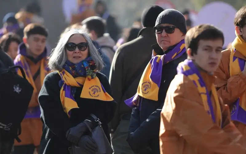 зорлық-зомбылыққа қарсы митинг