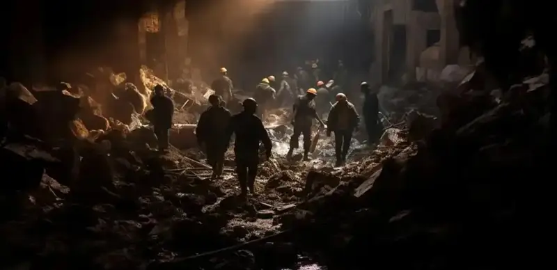 Ҳиндистонда вайроналар уюми остида қолган ишчиларни қутқариш учун бир неча соат вақт керак