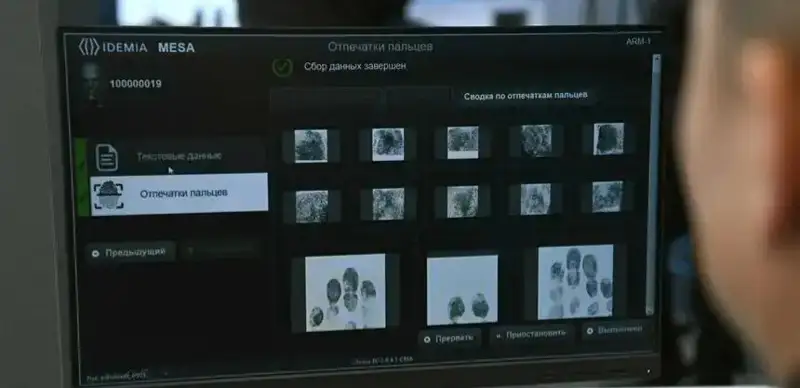 отпечатки пальцев