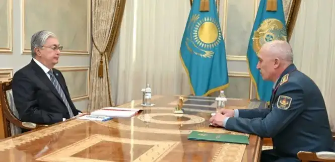 ҚР Президенти Мудофаа вазирини қабул қилди