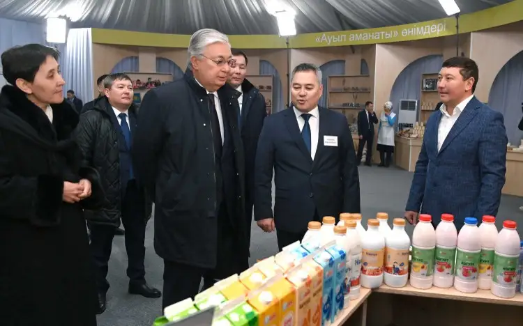 Касым-Жомарт Токаев ознакомился с реализацией программы «Ауыл аманаты» в Актюбинской области