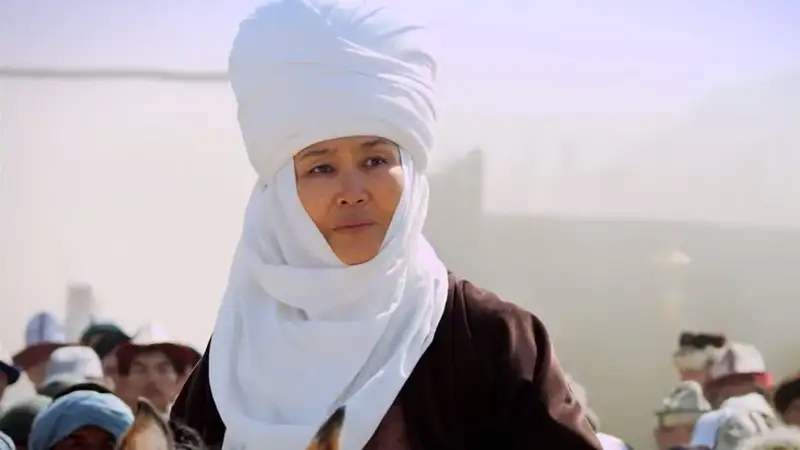 Кыргызский женский головной убор элечек