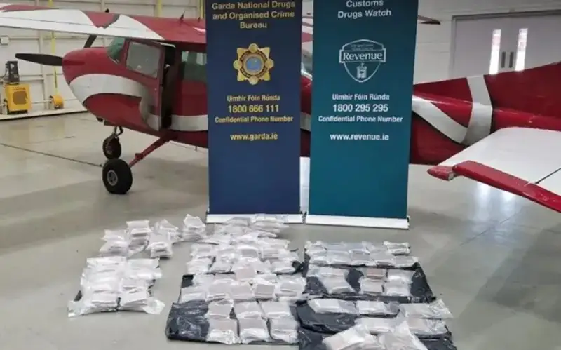 Ирландияда икки эркакдан қиймати 8 миллион евродан ортиқ героин мусодара қилинди