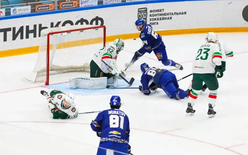 Хоккей бўйича Қозоғистон ёшлар терма жамоаси Франция устидан ғалаба қозонди