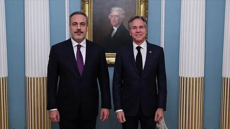 АҚШ Давлат котиби ва Туркия ташқи ишлар вазири Ғазо секторидаги вазиятни муҳокама қилди