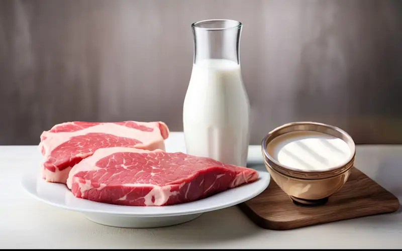 мясные и молочные продукты 