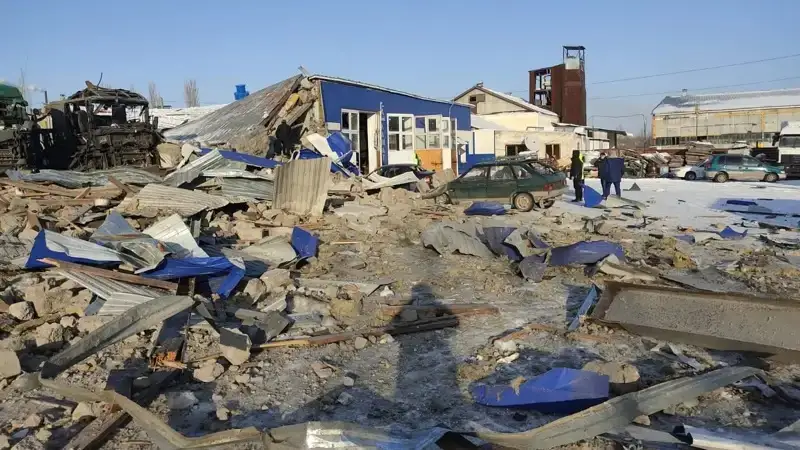 обрушение здания в Костанае