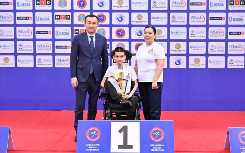 Кубок Казахстана по бочча: лучшим игроком стала Итиана Шынгысханкызы