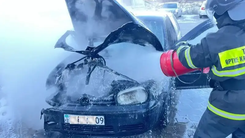 6 cars burnt down in Karaganda region