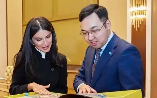 ҚР Президентининг ёрдамчиси Руслан Желдибай Тошкентда Саида Мирзиёева билан учрашди