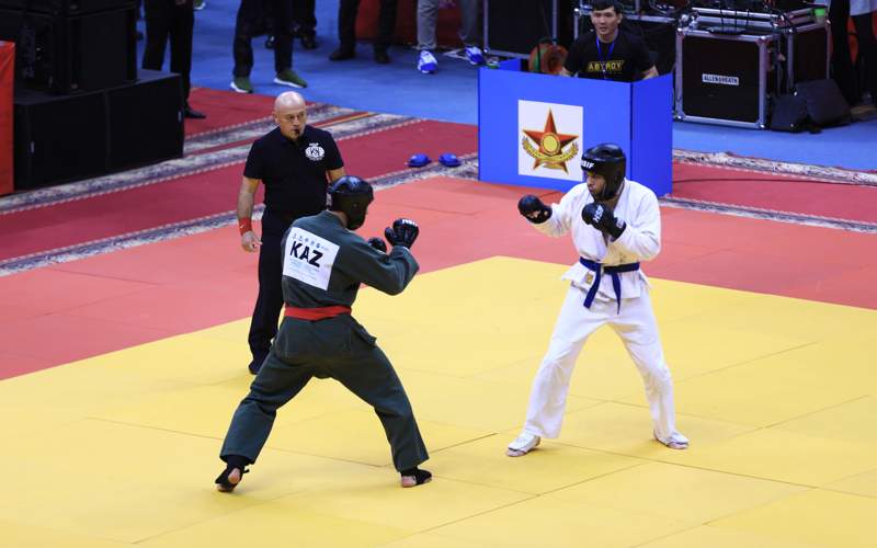 Победителей и призеров международного и республиканского турниров по рукопашному бою определили в Астане 