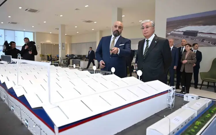 Глава государства ознакомился с YDA Industrial Park