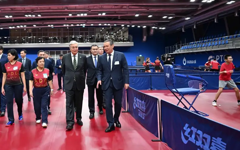 Ҳар бир вилоят марказида стол тенниси учун заллар бўлиши керак - Қасим-Жомарт Тоқаев