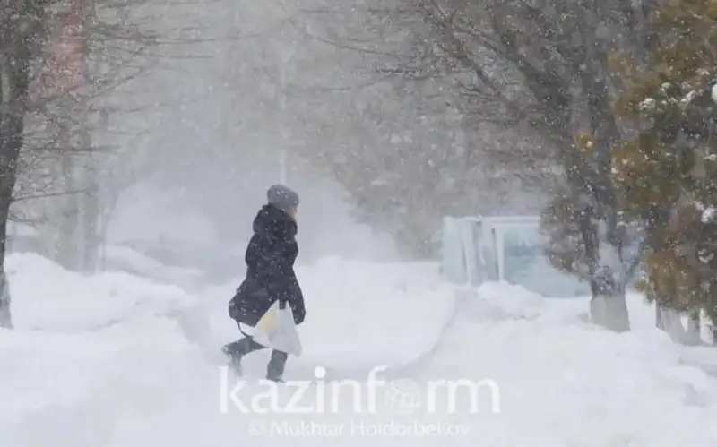 Snowfall forecast in most parts of Kazakhstan Dec 18