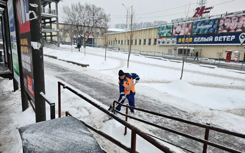 снег Алматы