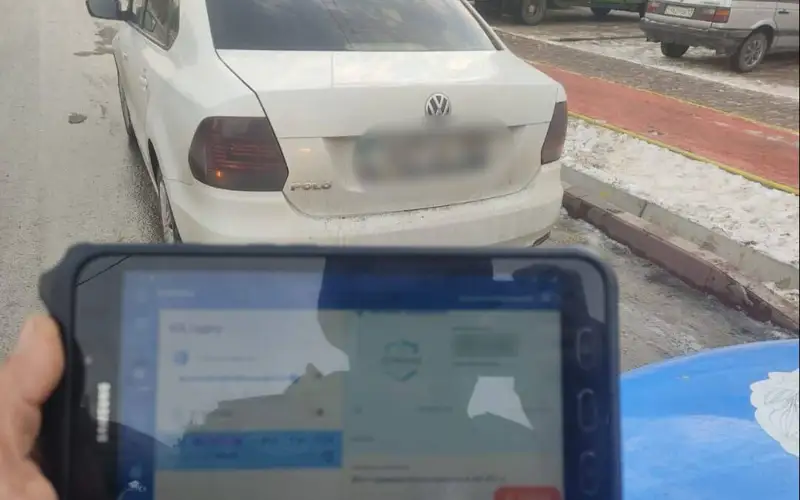 Авто со штрафами на 4 млн тенге выявили в Туркестанской области