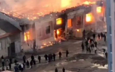 Яшнобод туманидаги хонадонлардан бирида кучли ёнғин содир бўлди