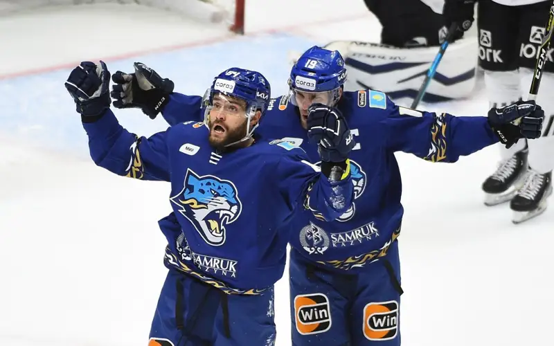 «Барыс» назвал состав на выездную серию матчей КХЛ