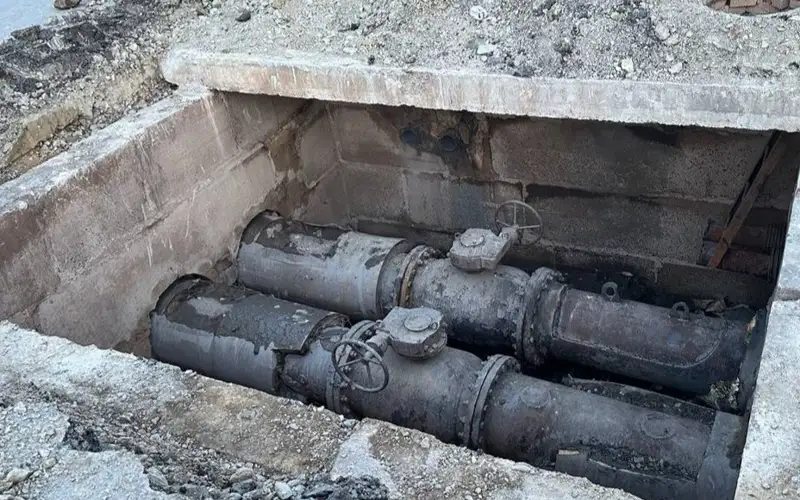 Ремонт теплосетей после порыва завершили в Актау