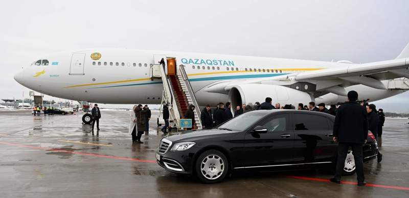 President Tokayev arrives in St. Petersburg for EAEU, CIS meetings Tokayev