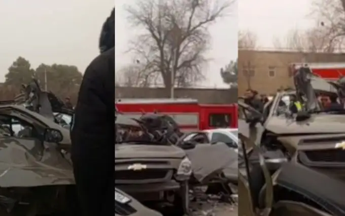 Ўзбекистонда Cobalt автомашинаси газ баллони портлаши оқибатида 3 ёшли бола вафот этди